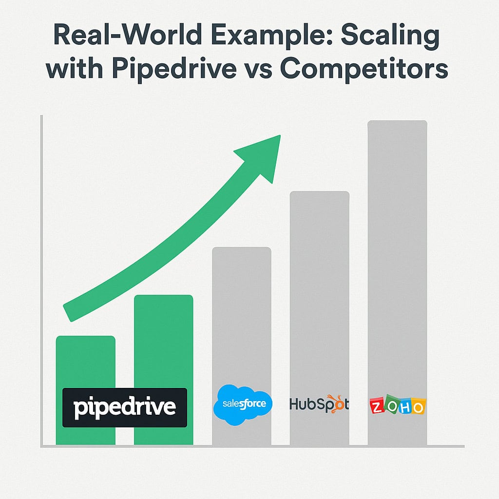 Real-World Example Scaling with Pipedrive vs Competitors