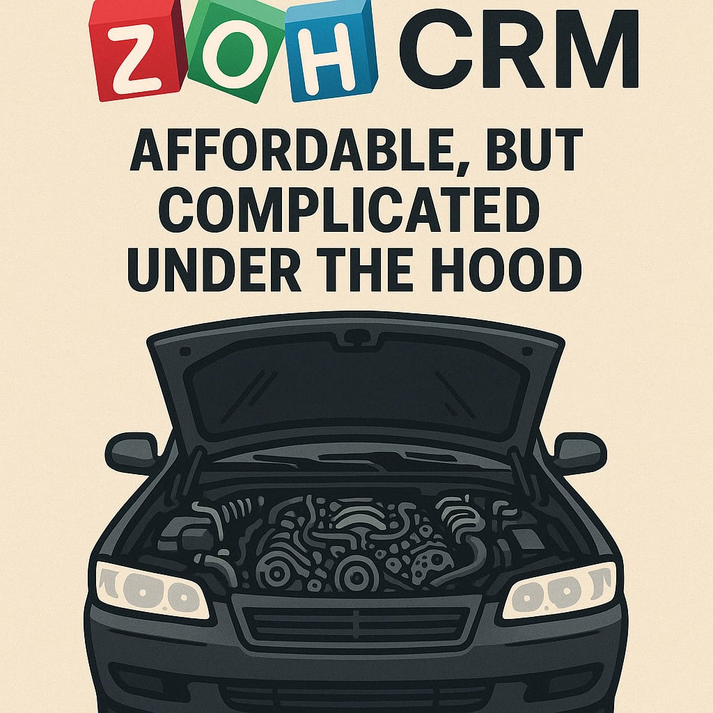 Zoho CRM Affordable, But Complicated Under the Hood