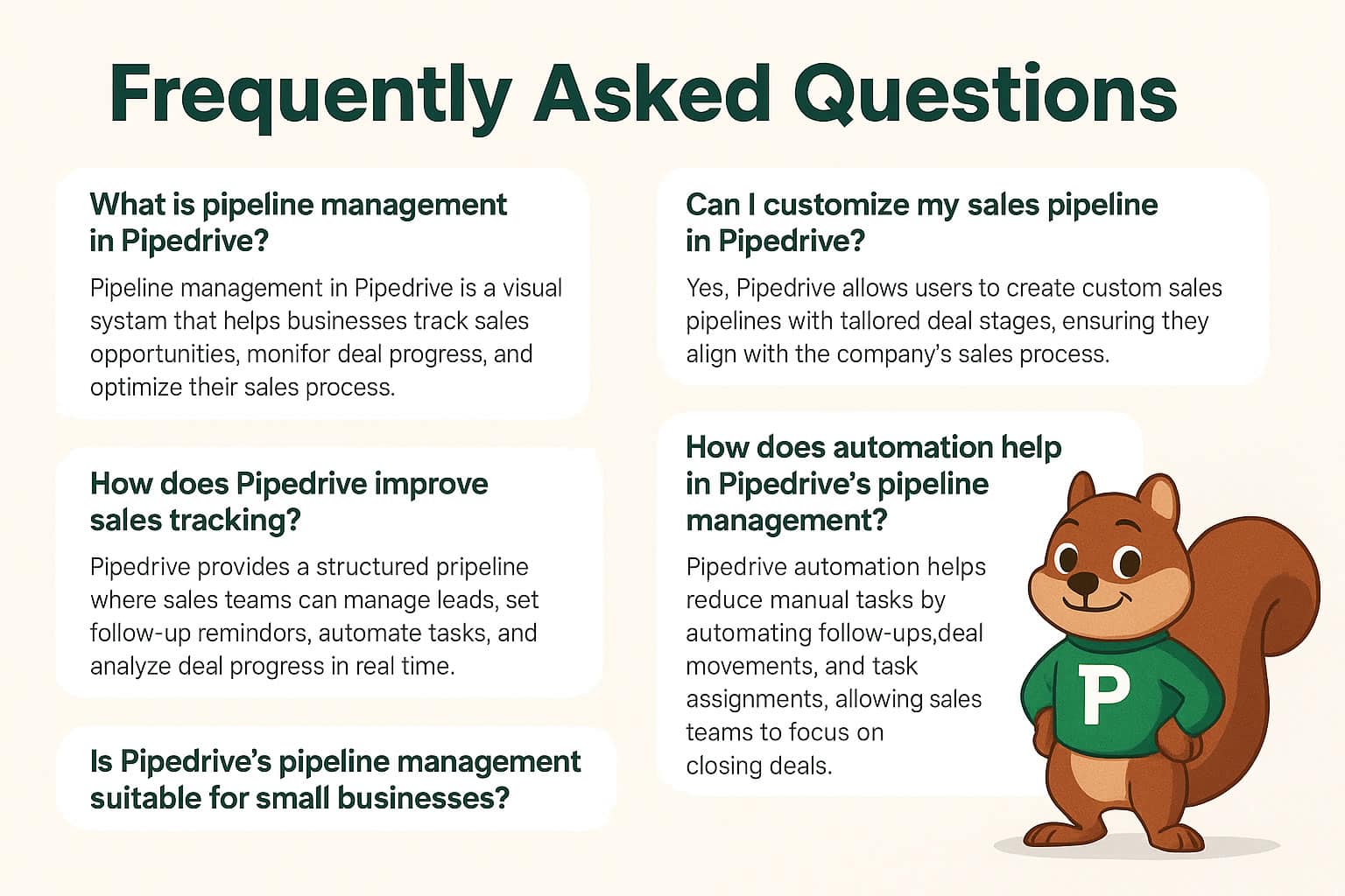 FAQ about Pipedrive Pipeline Management
