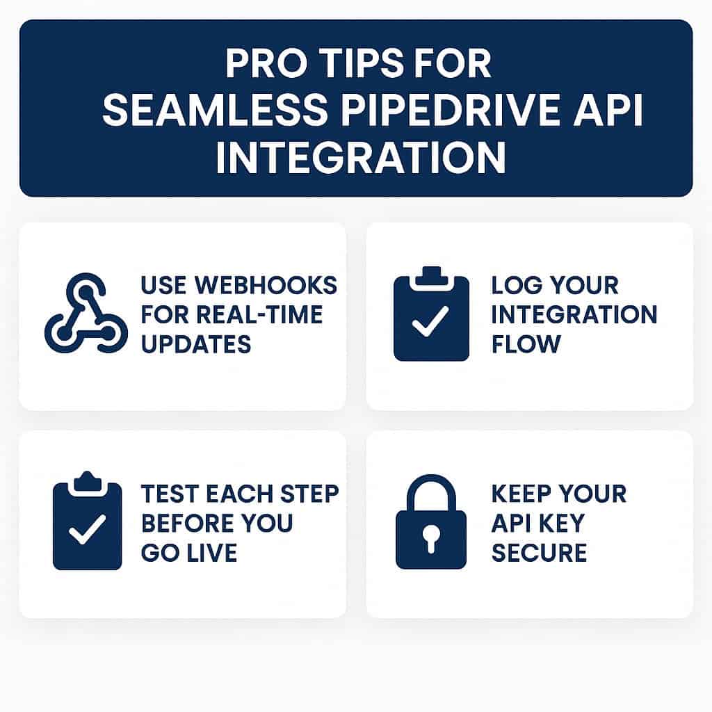 Pro Tips for Seamless Pipedrive API Integration