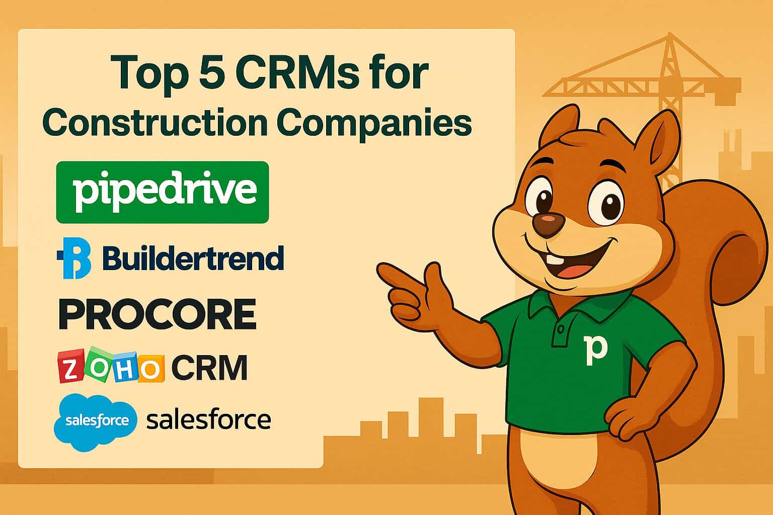 The Best 5 CRMs for Construction Companies (Real Talk Comparison)