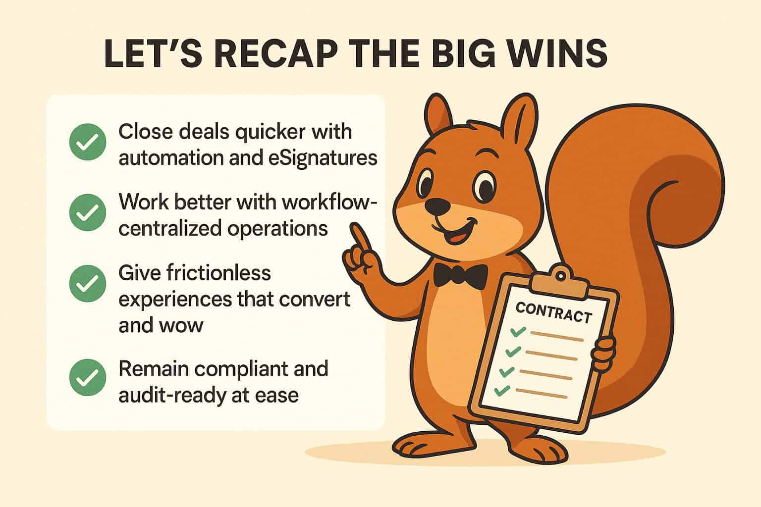 Let's Recap the Big Wins for manage Contract Perfectly