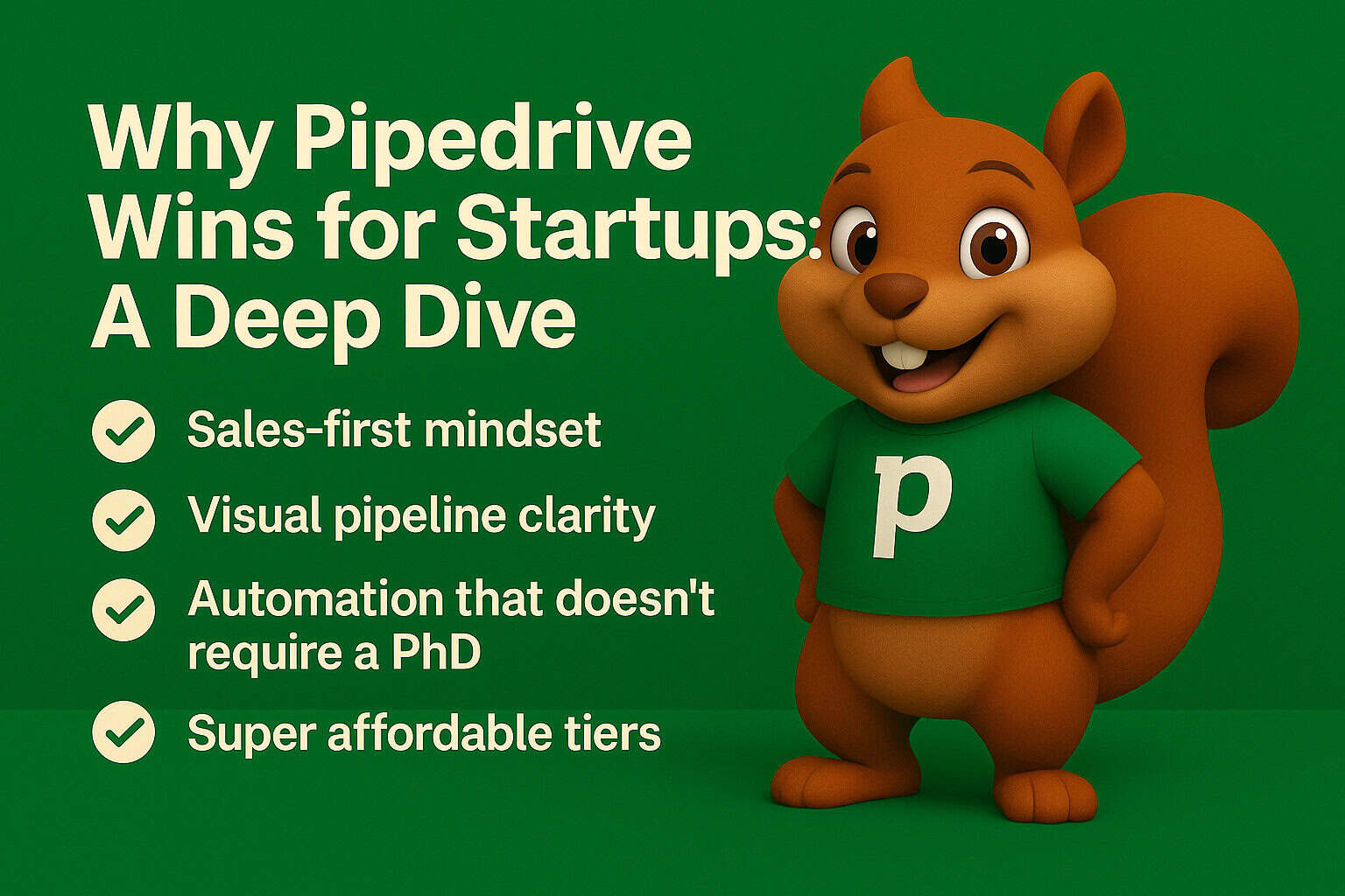 Why Pipedrive Wins for Best Startups CRM Why Pipedrive Wins for Best Startups CRM
