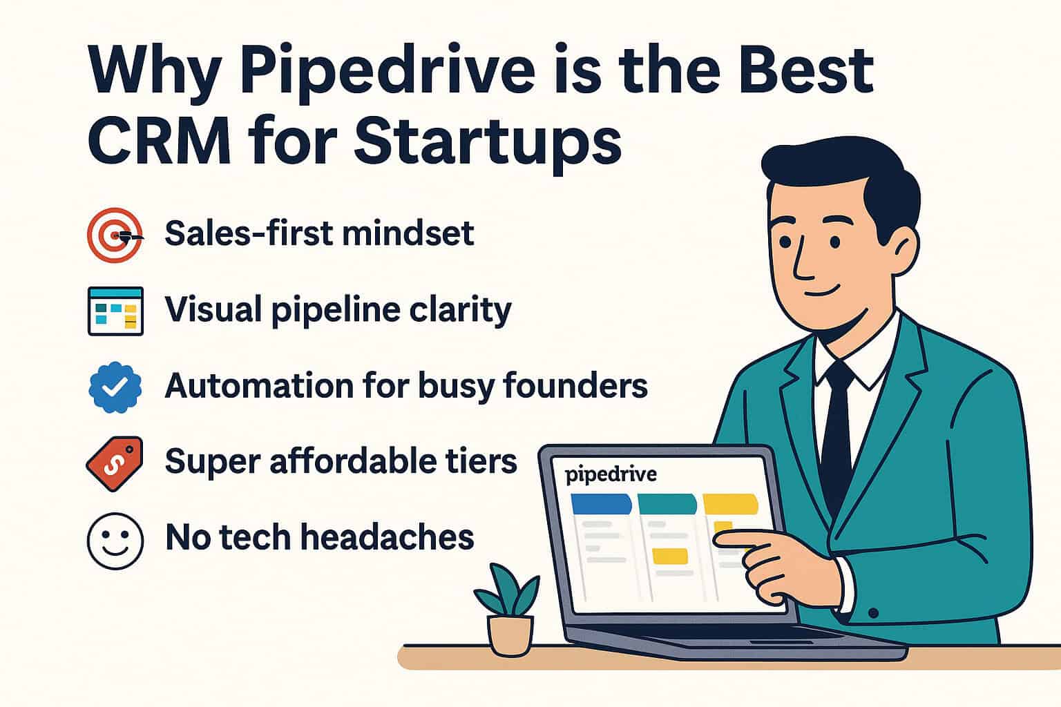 Why Pipedrive is the Best CRM for Startups Why Pipedrive is the Best CRM for Startups