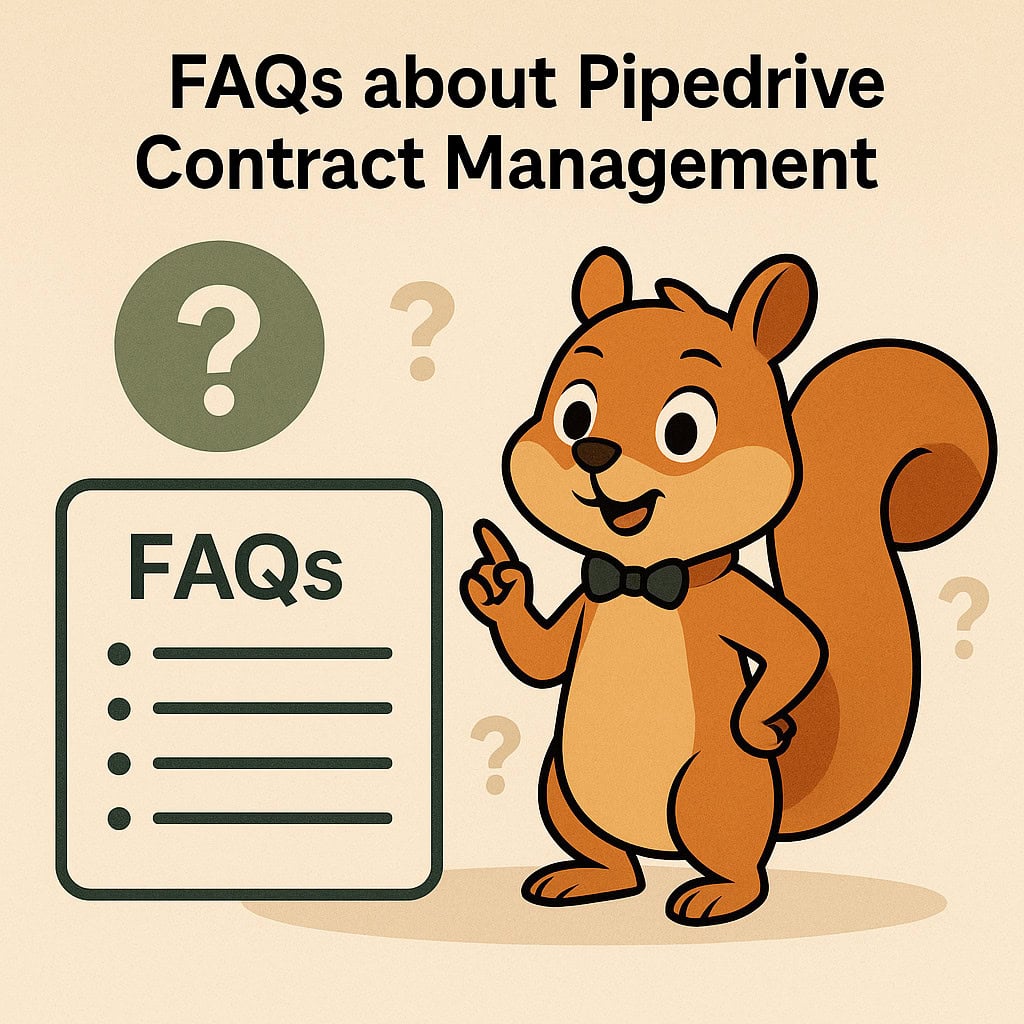 FAQs about Pipedrive Contract Management