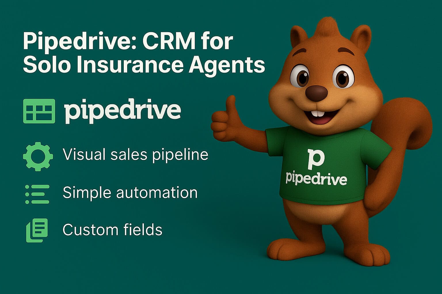 Pipedrive: CRM for Solo Insurance Agents