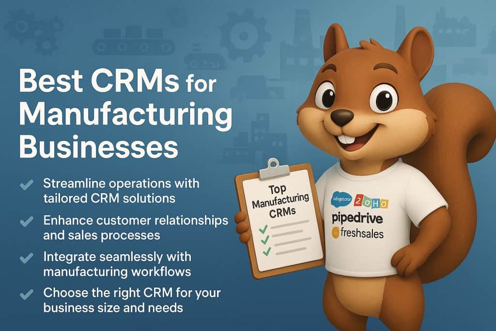 Top 7 Best CRMs for Manufacturing Businesses