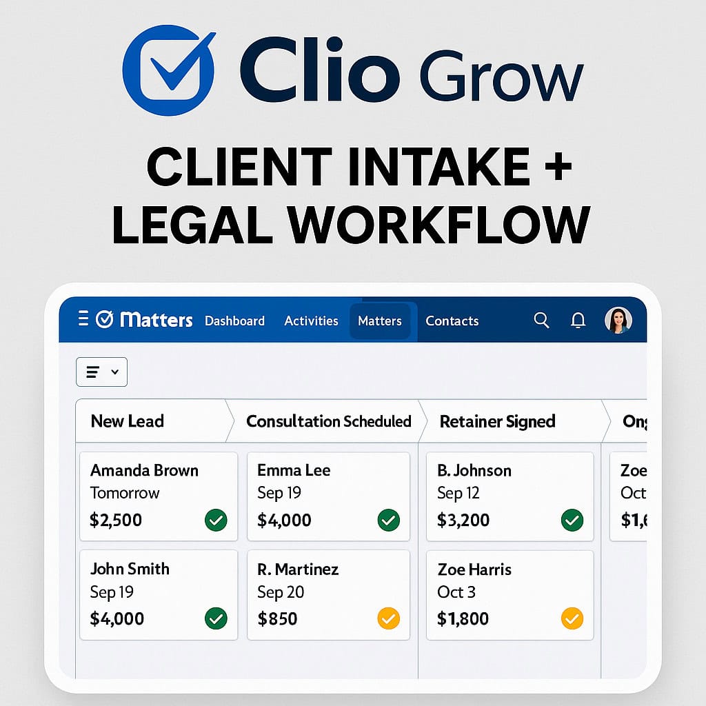 CRM Software for Lawyers Cilo Grow