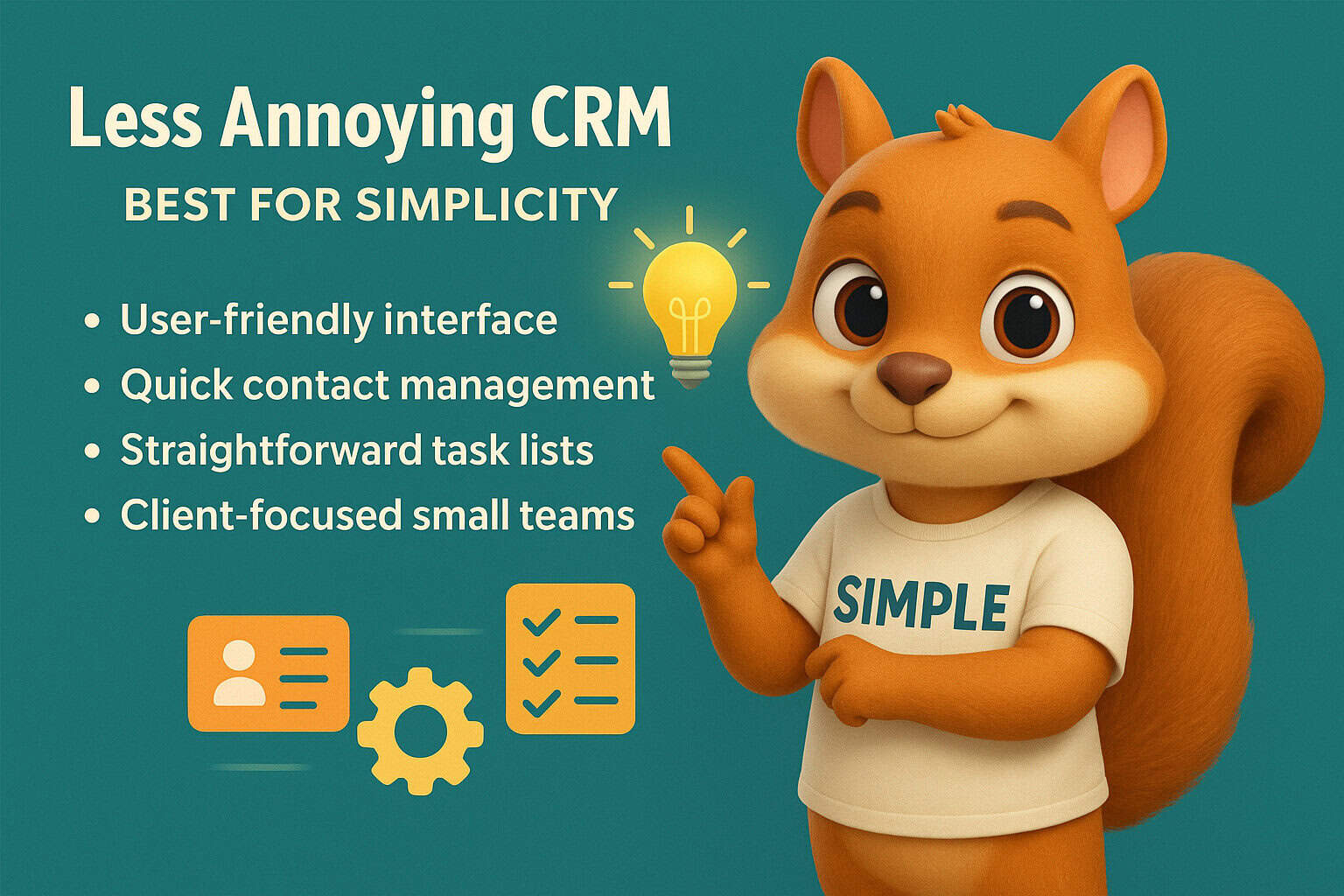 Less Annoying CRM – Best for Simplicity