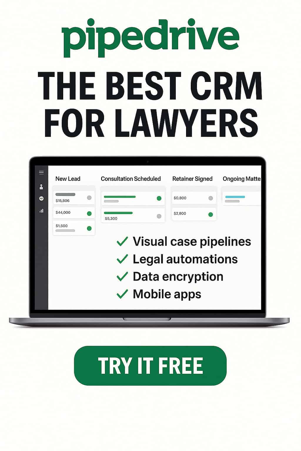 Pipedrive is the Best CRM Software for Lawyers Pipedrive is the Best CRM Software for Lawyers