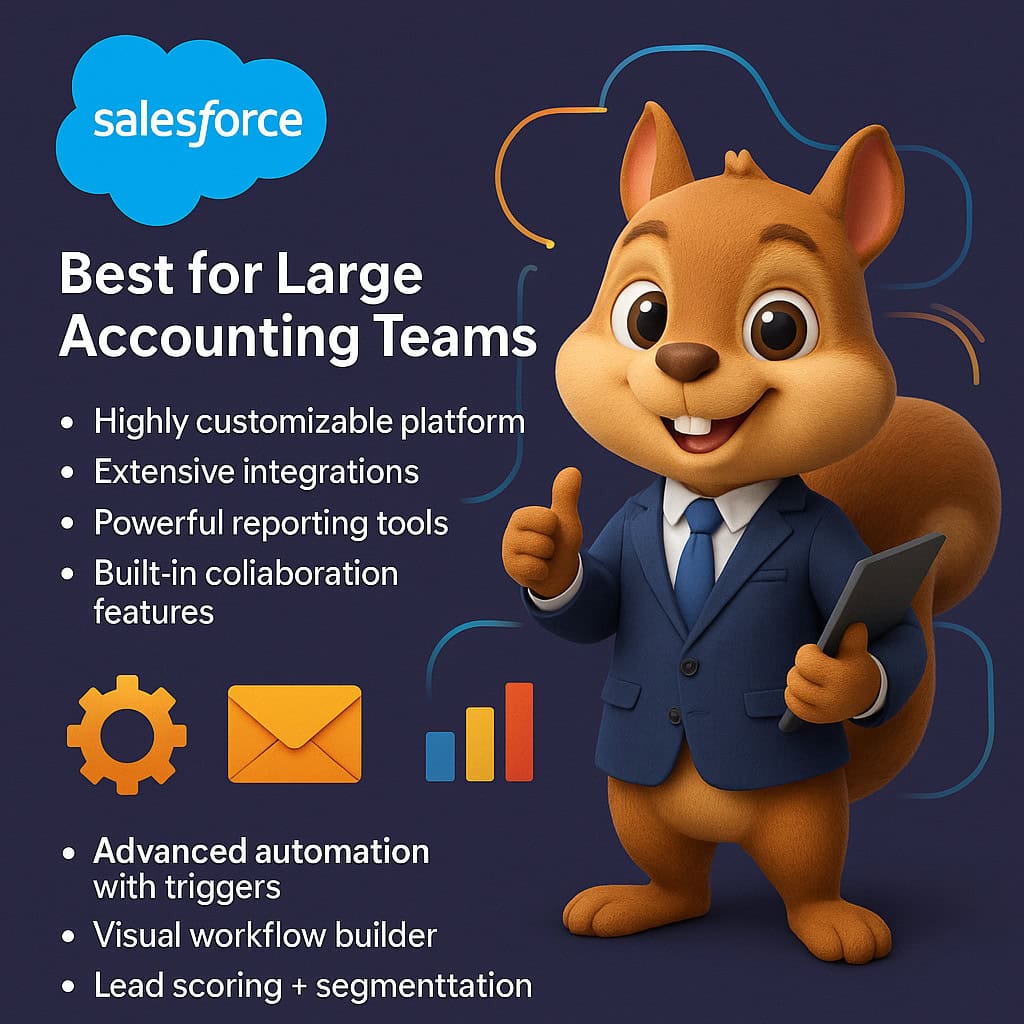 Salesforce – Best for Large Accounting Teams