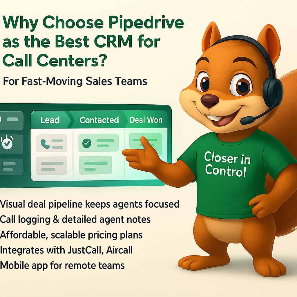 Why Choose Pipedrive as the Best CRM for Call Centers?