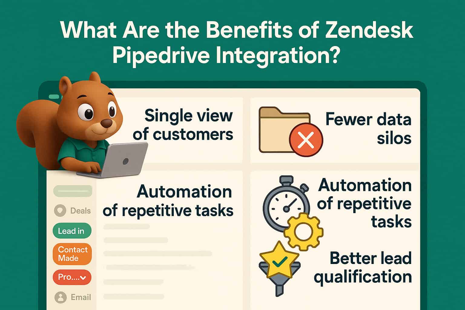 What Are the Benefits of Zendesk Pipedrive Integration
