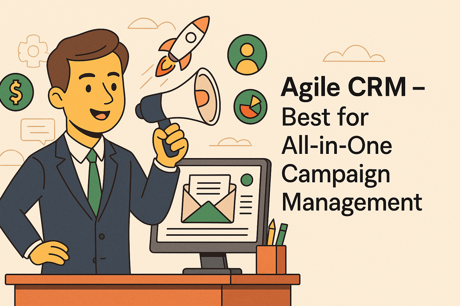 Agile CRM – Best for All-in-One Campaign Management