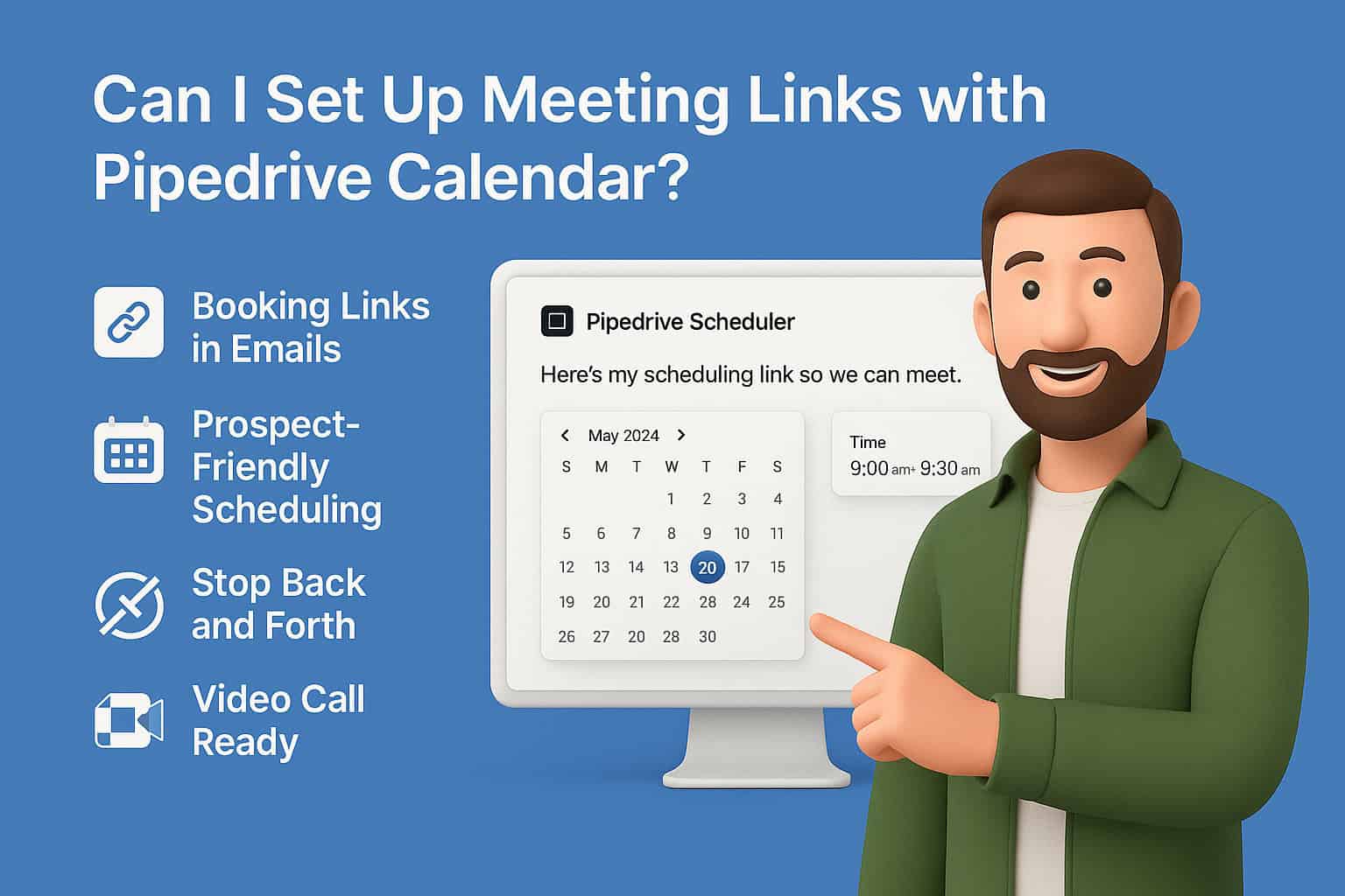 Can I Set Up Meeting Links with Pipedrive Calendar