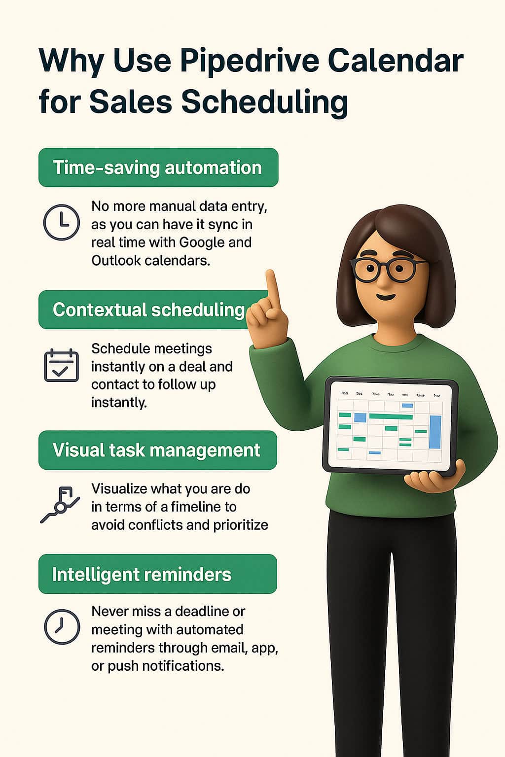 How Pipedrive Calendar Improves Team Productivity