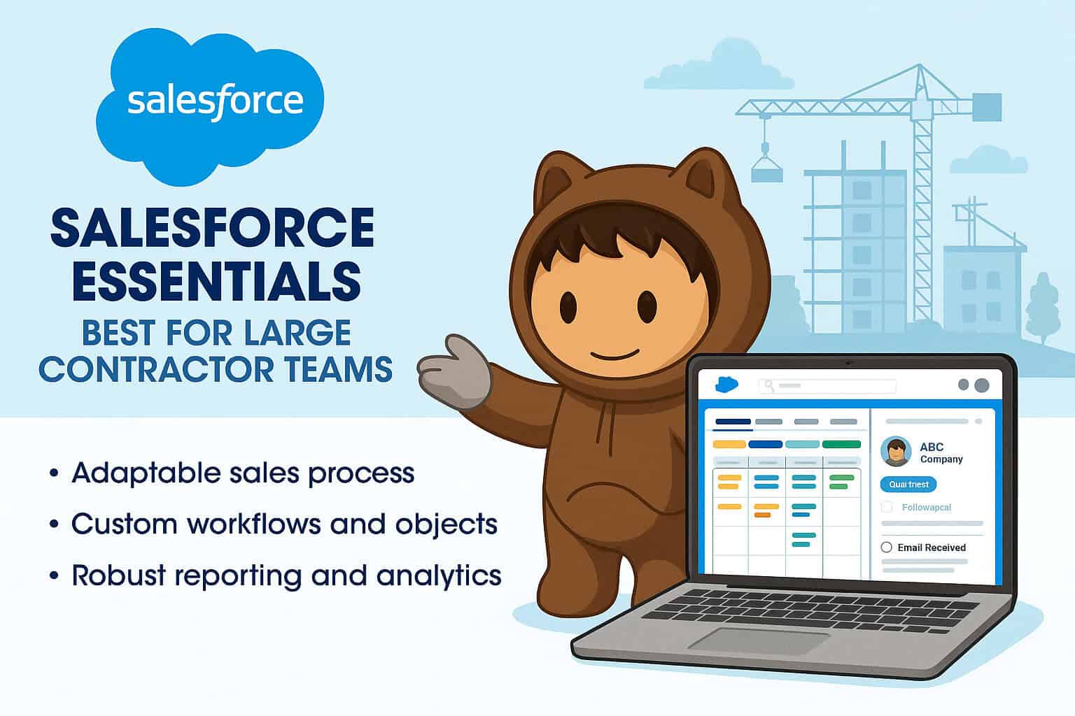 Salesforce Essentials – Best for Large Contractor Teams