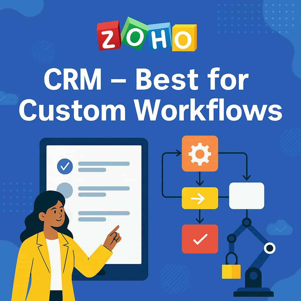 Zoho CRM – Best for Custom Workflows