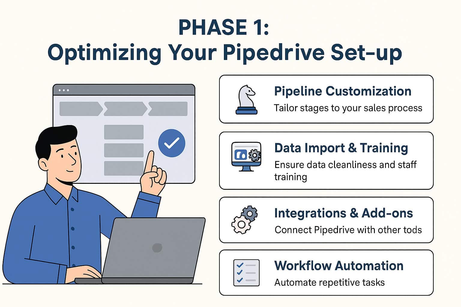 Phase 1: Optimizing Your Pipedrive Set-up Phase 1: Optimizing Your Pipedrive Set-up