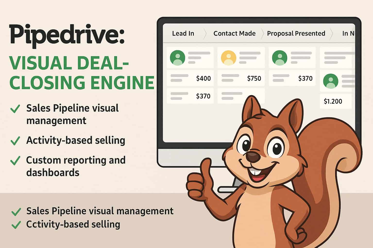 Pipedrive: Visual Deal-Closing Engine